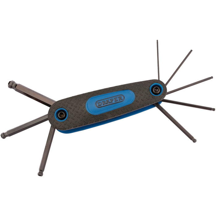 Draper Ball End Metric Hex. Key Set (8 Piece) - KMHK8B-M/B