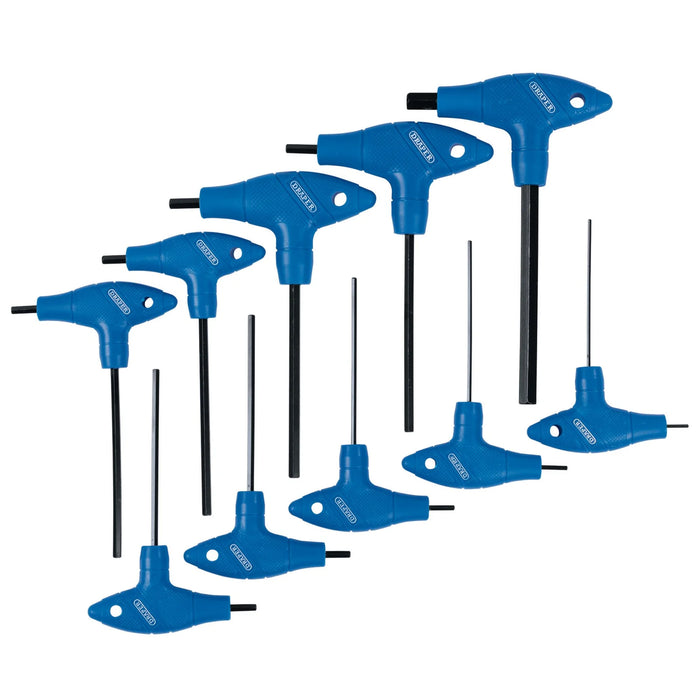 Draper Imperial T-Handle Hex Key Set (10 Piece) - THDH/AF/B