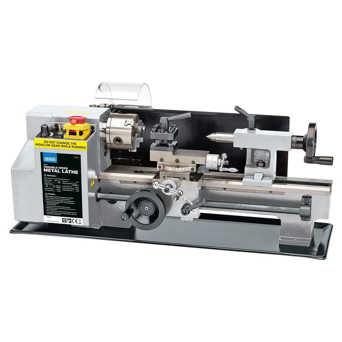 Draper Variable Speed Metal Work Lathe, 250W - LATHE-300