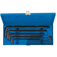 Draper Expert Metric Extra Long Hex Key Set (10 Piece) - ELKW10M/B