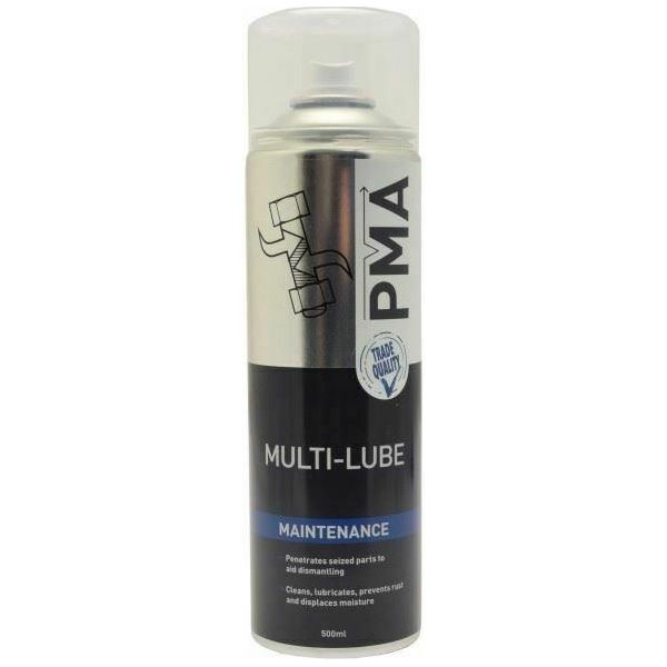 PMA Multi-Lube, Penetrating & Dismantling Lubricant Fluid Spray 500ml mlUBE PMA - Town Tools 