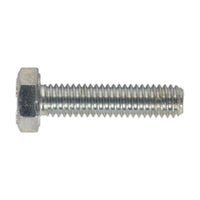 Sealey HT Setscrew M6 x 25mm 8.8 Zinc Pack of 50 SS625