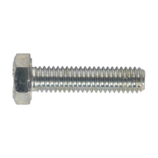 Sealey HT Setscrew M6 x 25mm 8.8 Zinc Pack of 50 SS625 Sealey - Town Tools 