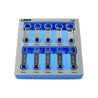 Laser Torque Adaptor Set 3/8"D 10pc 7286