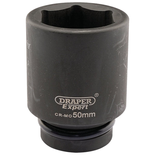 Draper Expert HI-TORQ 6 Point Deep Impact Socket, 1" Sq. Dr., 50mm Draper - Town Tools 