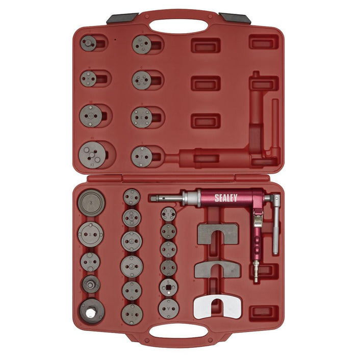 Sealey Air Operated Brake Piston Wind-Back Tool Kit 29pc VS0286 Sealey - Town Tools 