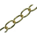 Faithfull Oval Chain 1.8mm x 10m Polished Brass Faithfull - Town Tools