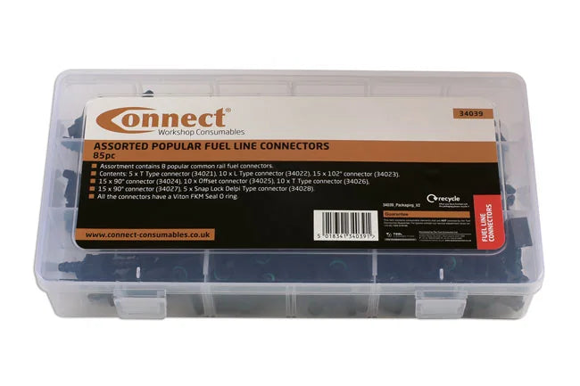 Connect Assorted Fuel Line Leak Off Connectors 85pc - CPL