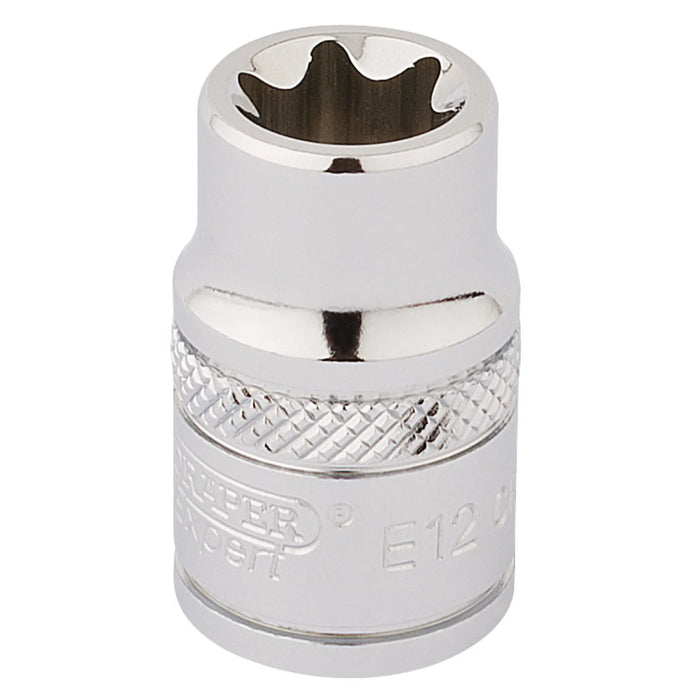 Draper Expert TX-STAR® Socket, Sq. Dr., E12 1-3