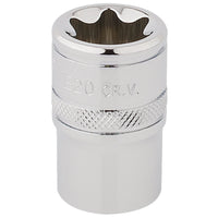 Draper Expert TX-STAR® Socket, Sq. Dr., E20 1-3