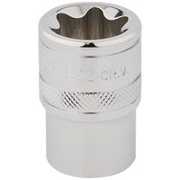 Draper Expert TX-STAR® Socket, 1/2" Sq. Dr., E22 - TS12/B