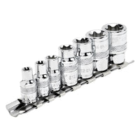 Draper Expert TX-STAR® Socket Set, 1/4" and 3/8" Sq. Dr. (7 Piece) - BD7TX/B