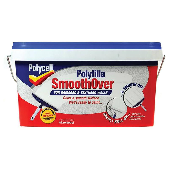 Polycell SmoothOver Damaged / Textured Walls 5 litre Polycell - Town Tools