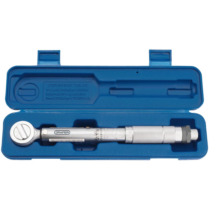 Draper Ratchet Torque Wrench, 3/8" Sq. Dr., 10 - 80Nm - 3004A