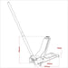 Sealey Low Profile Rocket Lift Trolley Jack 1.5 Tonne 1500SLR Sealey - Town Tools 