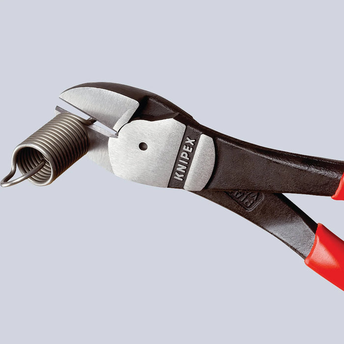 KNIPEX 74 22 250 High Leverage Diagonal Side Cutter, 250mm - 74 22 250