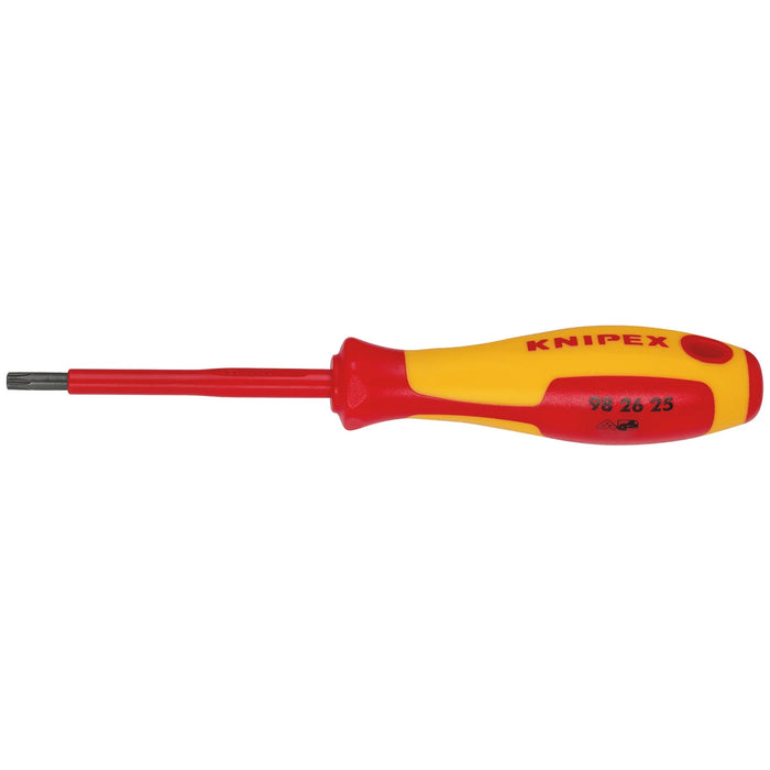 KNIPEX 98 26 25 VDE Insulated  Torx® Screwdriver TX25 x 80mm - 98 26 25