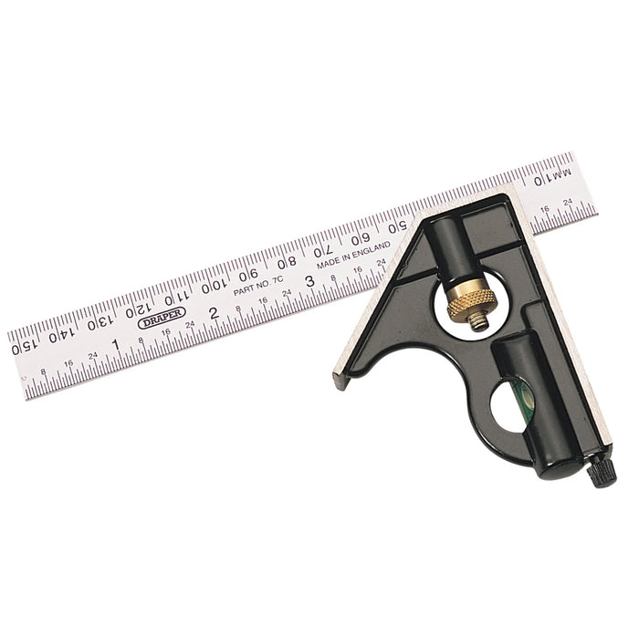 Draper Metric and Imperial Combination square 150-300mm