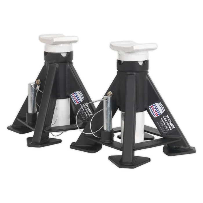 Sealey Short AXLe Stands (Pair) 7 Tonne Capacity per Stand AS7S