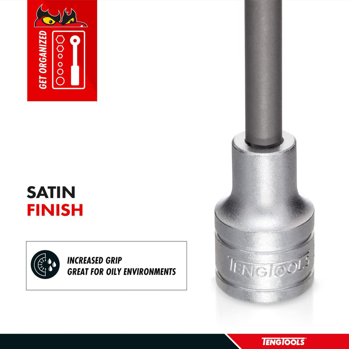 Teng Tools 1/2" Long Ribe?? Bit Socket 09 Teng Tools - Town Tools 