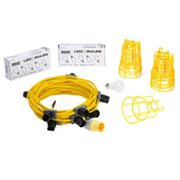 Defender E89811 110V 100W LED ES Festoon Kit, 22m - E89811