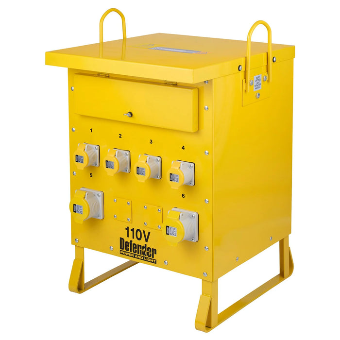Defender ZE210027 110V 10kVA 3-Phase Transformer, 16A/32A - ZE210027