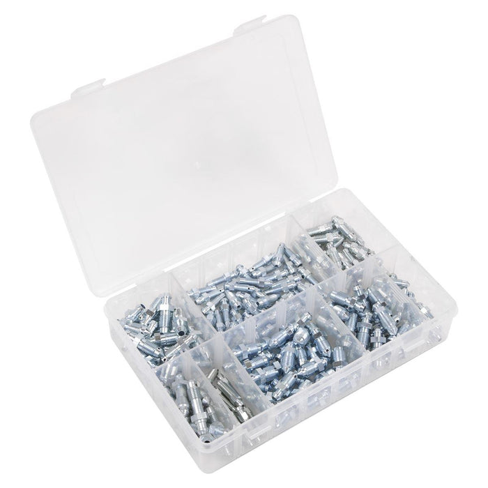 Sealey Bleed Nipple Assortment 160pc AB160BN Sealey - Town Tools 