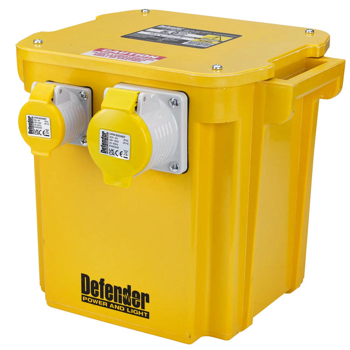Defender E205042 110V 5kVA Portable Transformer, 16A / 32A - E205042