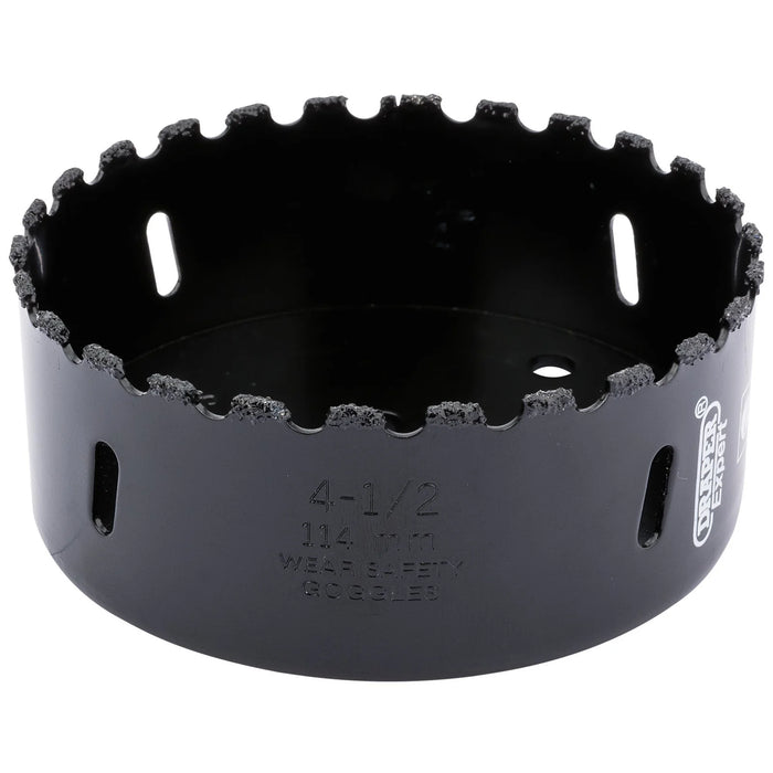 Draper Expert Tungsten Carbide Grit Hole saw (group 2) 102-121mm