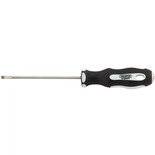 Draper Expert Plain Slot Soft Grip Parallel Tip Screwdriver, 3 75-100mm - image 1