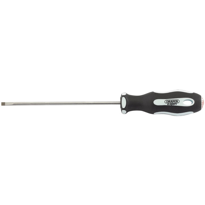Draper Expert Plain Slot Soft Grip Parallel Tip Screwdriver, 3 75-100mm