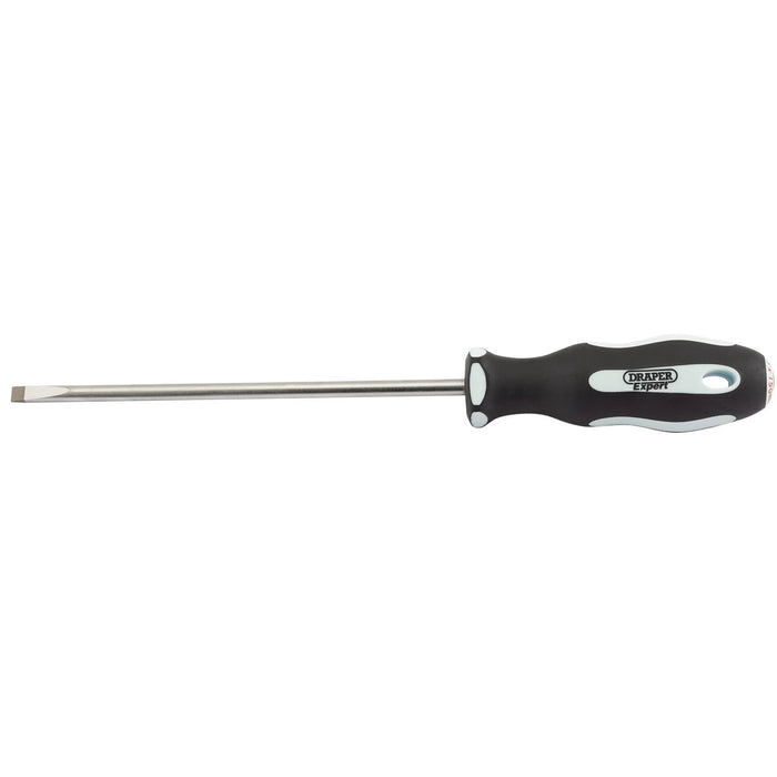 Draper Expert Plain Slot Soft Grip Parallel Tip Screwdriver, 5.5 100-200mm