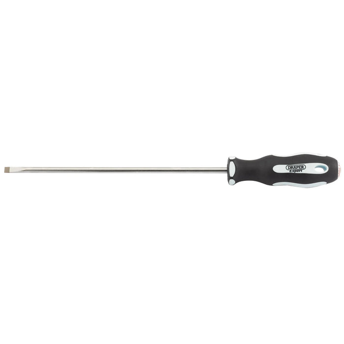 Draper Expert Plain Slot Soft Grip Parallel Tip Screwdriver, 5.5 100-200mm