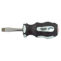 Draper Expert Plain Slot Soft Grip Screwdriver, 6.5 38-100mm