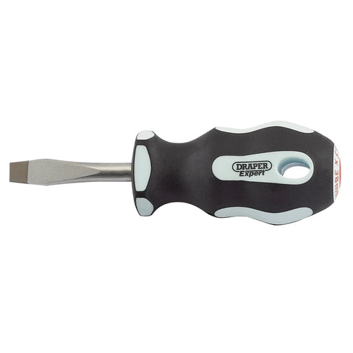 Draper Expert Plain Slot Soft Grip Screwdriver, 6.5 38-100mm - image 1