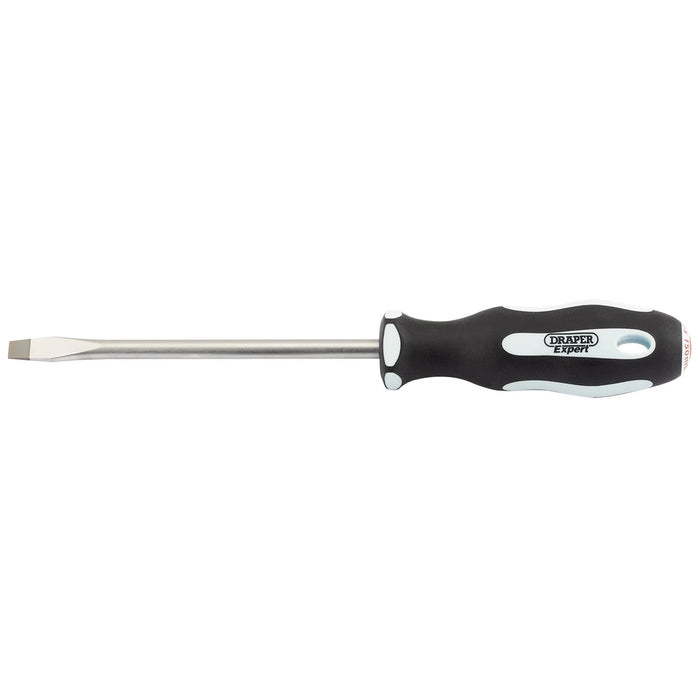 Draper Expert Plain Slot Soft Grip Screwdriver, 8 x 150mm - 995