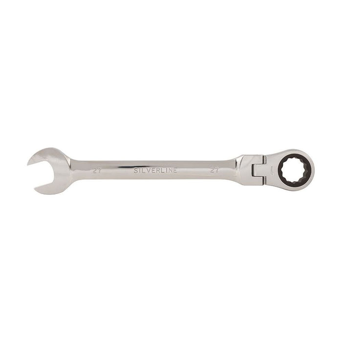 Silverline Flexible Head Ratchet Spanner 27mm Silverline - Town Tools 