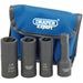 Draper Wheel Nut Double Impact Socket Kit, 1/2" Sq. Dr. (4 Piece) 09539 Draper - Town Tools 