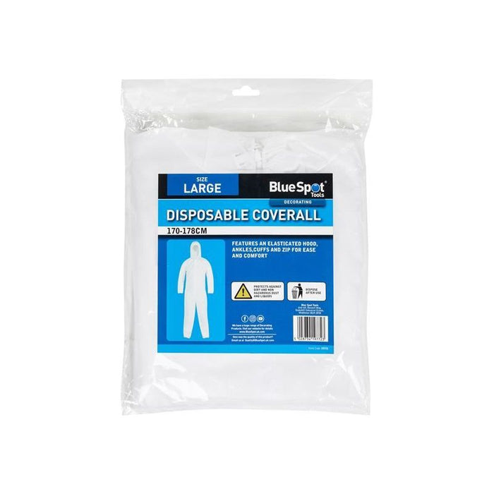 Bluespot Tools Disposable Coverall - Large (170-178cm) BlueSpot Tools - Town Tools