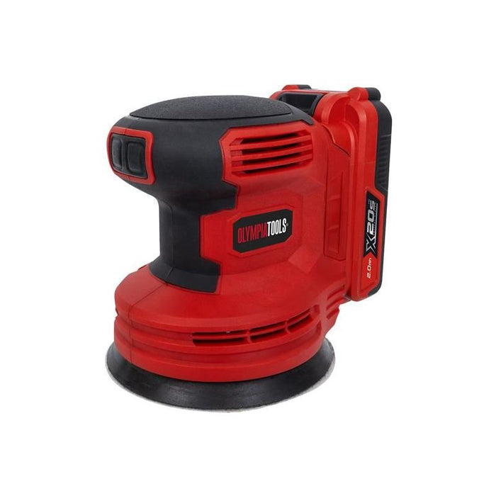 Olympia Power Tools X20S™ Random Orbital Sander 20V 1 x 2.0Ah Li-ion Olympia Power Tools - Town Tools