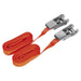 Sealey Self-Securing Ratchet Tie Down 25mm x 4.5m 500kg Breaking Strength Pair Sealey - Town Tools 