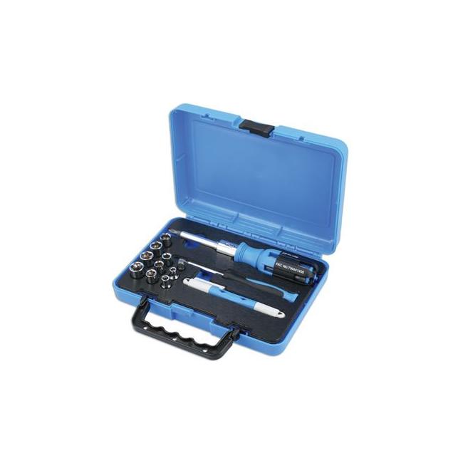 Laser Ratchet Screwdriver Set 18pc 7921 Laser - Town Tools 