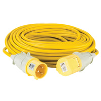 Defender E85262 110V Extension Lead Yellow 4mmÂ², 32A, 25m - E85262