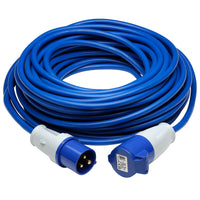 Defender E85234 230V Arctic Extension Lead, Blue, 2.5mm², 16A,  25m - E85234