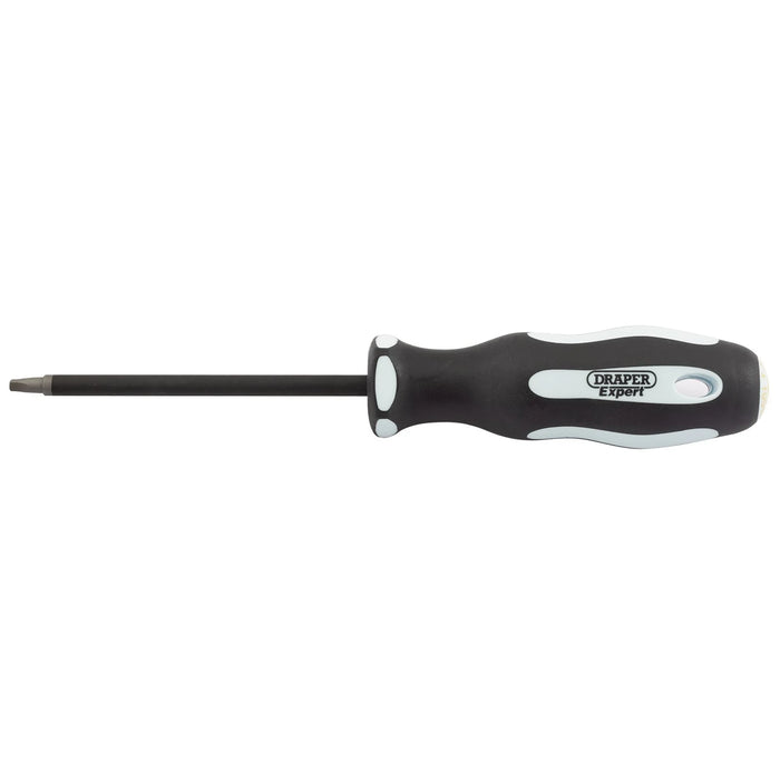 Draper Expert Square Recess Soft Grip Security Screwdriver, S2 x 100mm - 995SQ