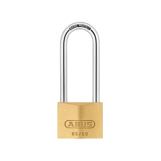 Abus Mechanical 65/50mm Brass Padlock 80mm Long Shackle ABUS Mechanical - Town Tools