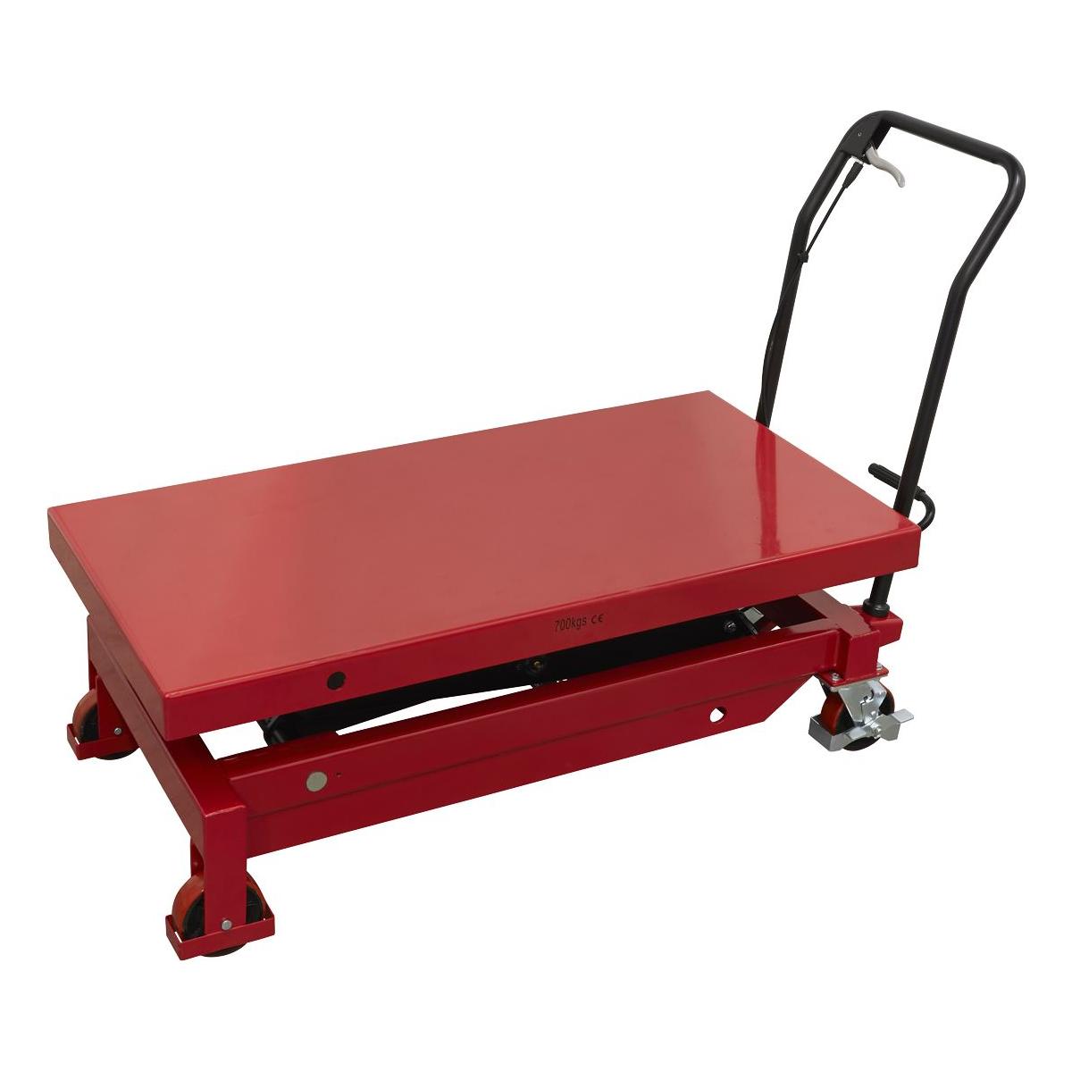 Sealey 700kg Capacity EV Battery Lift/Hydraulic Platform Truck High Lift EVBT700 Sealey - Town Tools 