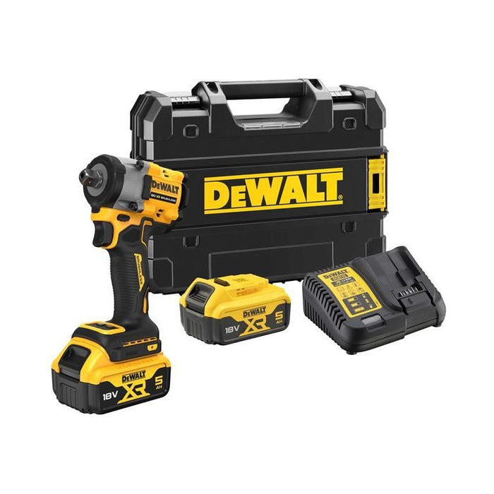 Dewalt Power Tools DCF921P2T XR BL 1/2in Impact Wrench 18V 2 x 5.0Ah Li-ion DeWALT Power Tools - Town Tools