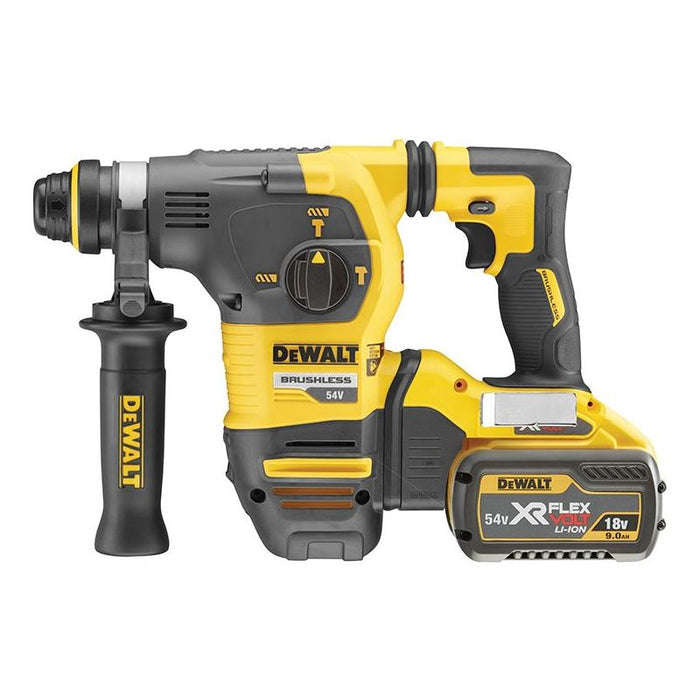 Dewalt Power Tools DCH333X2 XR FlexVolt Brushless SDS Plus Hammer 54V 2 x 3.0Ah Li-ion DeWALT Power Tools - Town Tools
