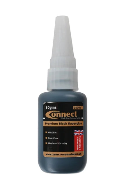 Connect Black Superglue C480 Bottle 20g - CPL